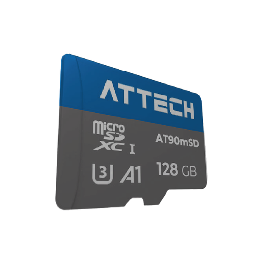Tarjeta De Memoria Micro SD Attech AT90mSD 128GB