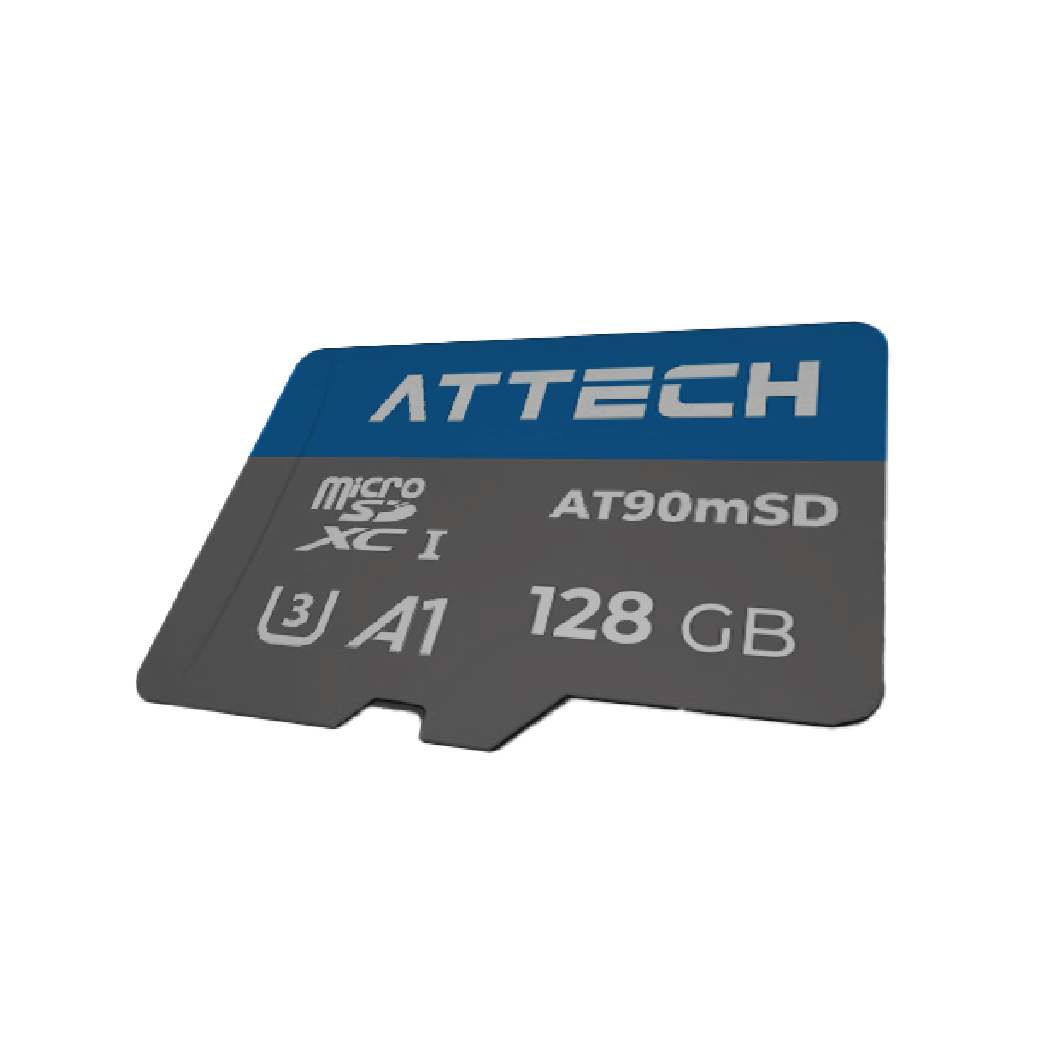 Tarjeta De Memoria Micro SD Attech AT90mSD 128GB