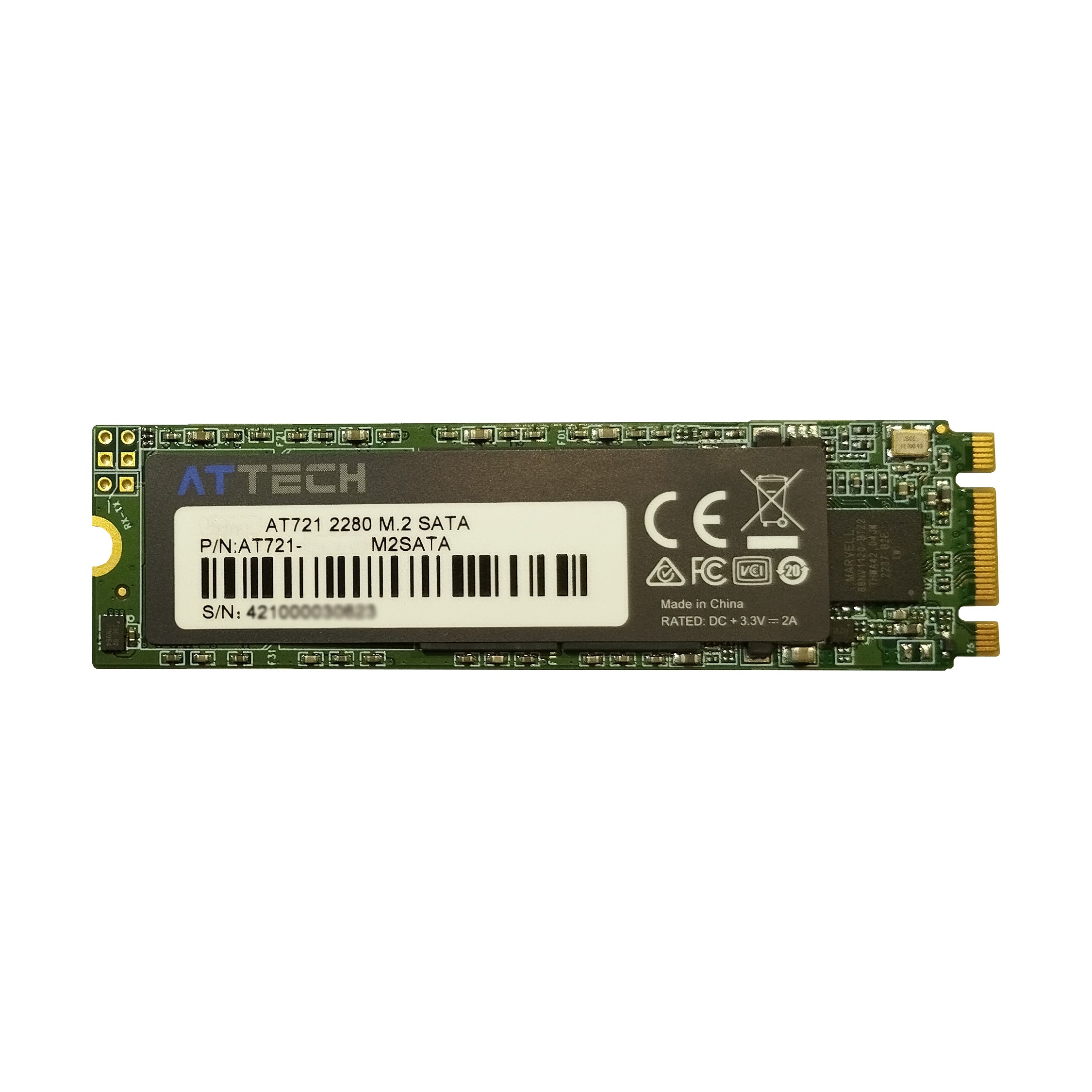 Disco Sólido SSD M.2 SATA Attech AT721 - 128GB / 256GB / 512GB / 1TB –  /ATTECH SAS/ NIT. 900.617.819
