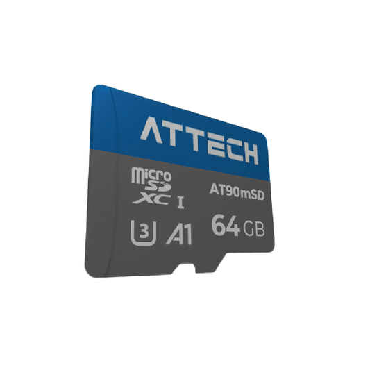 Tarjeta De Memoria Micro SD Attech AT90mSD 64GB