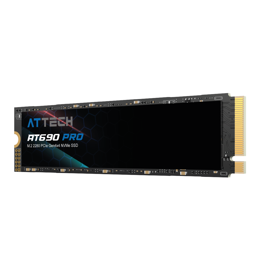 Disco Sólido SSD Attech AT690 PRO M.2 NVMe PCIe 4x4 - 1TB / 2TB