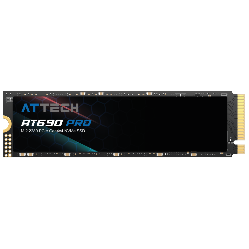 Disco Sólido SSD Attech AT690 PRO M.2 NVMe PCIe 4x4 - 1TB / 2TB