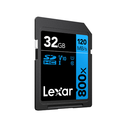 Tarjeta de Memoria SD Lexar 800x Professional - 32GB / 64GB / 128GB