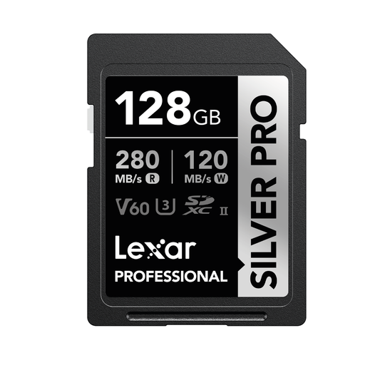 Tarjeta de Memoria SD Lexar Silver Pro Professional - 128 GB