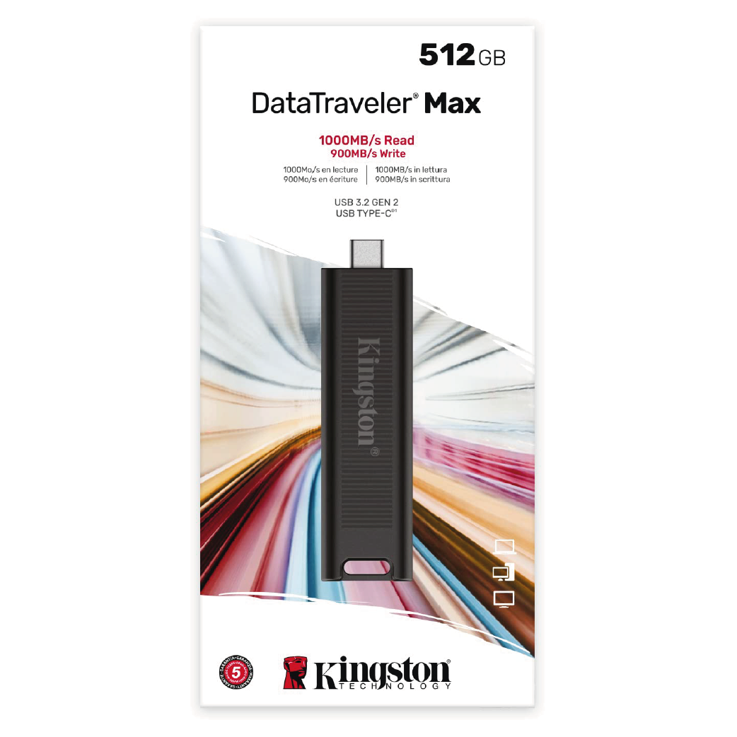 Memoria USB Datatraveler MAX Kingston USB 3.2 - 512GB