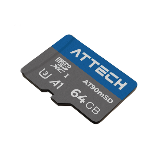 Tarjeta De Memoria Micro SD Attech AT90mSD 64GB