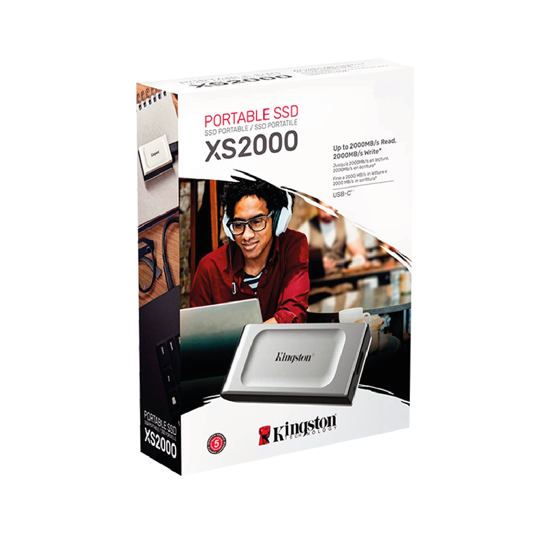 Disco Sólido SSD Portable Kingston xs2000 4TB USB3.2 - 2000Mb/s