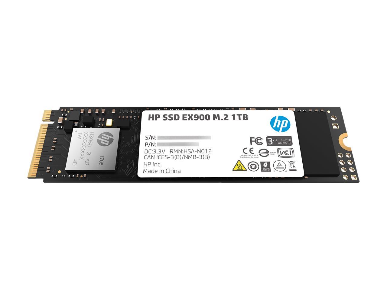 Disco Sólido SSD HP EX900 M.2 NVMe PCIe 3.0 - 120GB