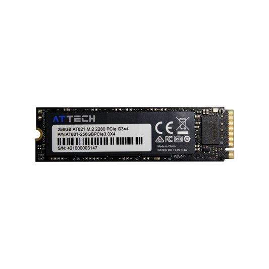 Disco Sólido SSD Attech AT622 M.2 NVMe PCIe 3x4 - 128GB / 256GB / 512GB / 1TB / 2TB
