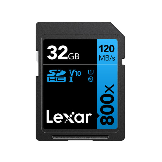 Tarjeta de Memoria SD Lexar 800x Professional - 32GB / 64GB / 128GB